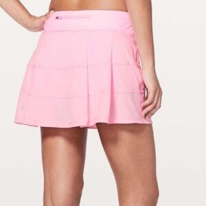 LULULEMON PACE RIVAL SKIRT (T) TALL in Miami Pink